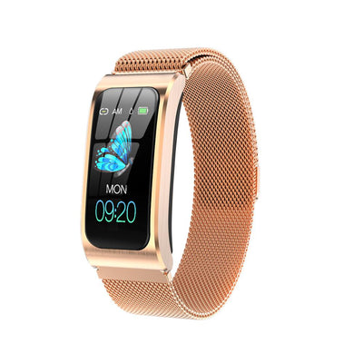 AK12 women smart watch 1.14" IP68 waterproof heart rate stopwatch alarm clock fitness tracker swim watches PK X3 S2 Android IOS - RELEVAZA