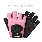 REXCHI Professional Gym Fitness Gloves Power Weight Lifting Women Men Crossfit Workout Bodybuilding Half Finger Hand Protector - RELEVAZA