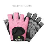 REXCHI Professional Gym Fitness Gloves Power Weight Lifting Women Men Crossfit Workout Bodybuilding Half Finger Hand Protector - RELEVAZA