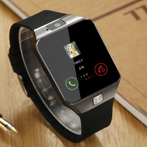 Touch Screen Smart Watch dz09 With Camera Bluetooth WristWatch SIM Card Smartwatch For Ios Android Phones Support Multi language - RELEVAZA