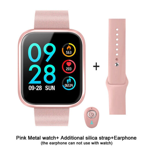 VERYFiTEK P70 Smart Watch Blood Pressure Heart Rate Monitor IP68 Fitness Bracelet Watch Women Men Smartwatch for IOS Android - RELEVAZA