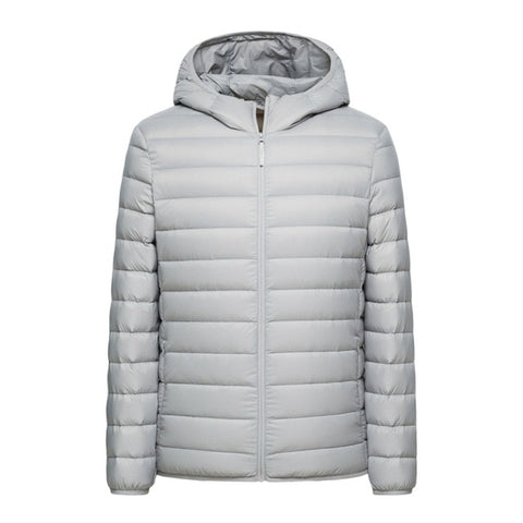 SEMIR brand men down jacket casual fashion winter jacket for men Hooded windbreaker white duck coat male outwear clothing - RELEVAZA