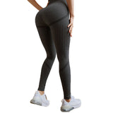 Seamless Tummy Control Yoga Pants Stretchy High Waist Compression Tights Sports Pants Push Up Running Women Gym Fitness Leggings - RELEVAZA