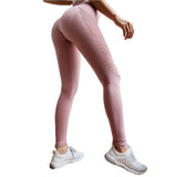 Seamless Tummy Control Yoga Pants Stretchy High Waist Compression Tights Sports Pants Push Up Running Women Gym Fitness Leggings - RELEVAZA