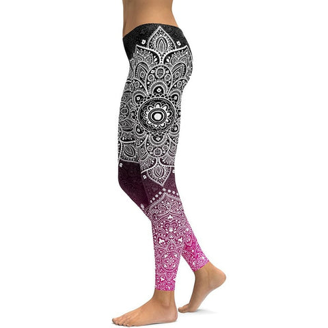 LI-FI Print Yoga Pants Women Unique Fitness Leggings Workout Sports Running Leggings Sexy Push Up Gym Wear Elastic Slim Pants - RELEVAZA