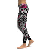 LI-FI Print Yoga Pants Women Unique Fitness Leggings Workout Sports Running Leggings Sexy Push Up Gym Wear Elastic Slim Pants - RELEVAZA