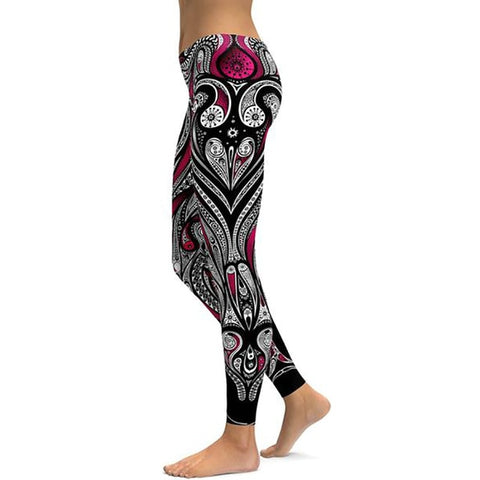 LI-FI Print Yoga Pants Women Unique Fitness Leggings Workout Sports Running Leggings Sexy Push Up Gym Wear Elastic Slim Pants - RELEVAZA