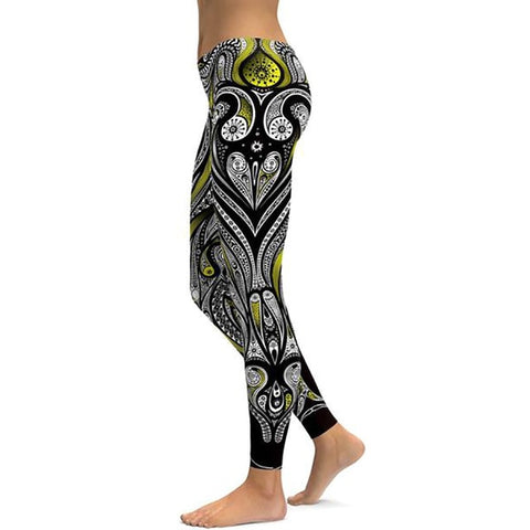 LI-FI Print Yoga Pants Women Unique Fitness Leggings Workout Sports Running Leggings Sexy Push Up Gym Wear Elastic Slim Pants - RELEVAZA