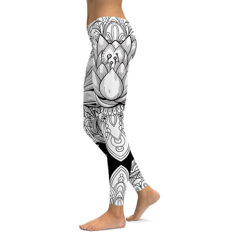 LI-FI Print Yoga Pants Women Unique Fitness Leggings Workout Sports Running Leggings Sexy Push Up Gym Wear Elastic Slim Pants - RELEVAZA