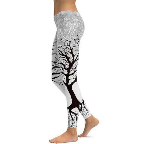LI-FI Print Yoga Pants Women Unique Fitness Leggings Workout Sports Running Leggings Sexy Push Up Gym Wear Elastic Slim Pants - RELEVAZA