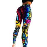 LI-FI Print Yoga Pants Women Unique Fitness Leggings Workout Sports Running Leggings Sexy Push Up Gym Wear Elastic Slim Pants - RELEVAZA