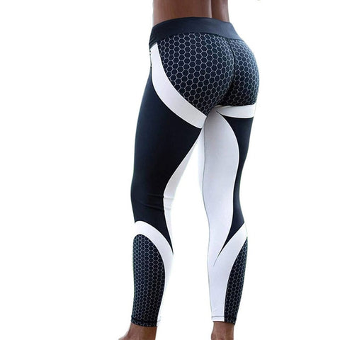 LI-FI Print Yoga Pants Women Unique Fitness Leggings Workout Sports Running Leggings Sexy Push Up Gym Wear Elastic Slim Pants - RELEVAZA