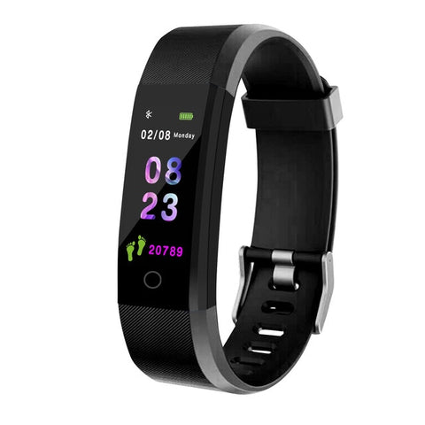 Smart Wristband fitness tracker Watch Health Heart rate band Blood Pressure Waterproof Smart Bracelet for Men Women Smartband - RELEVAZA
